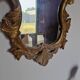 Miroir baroque doré 70 x 45 cm