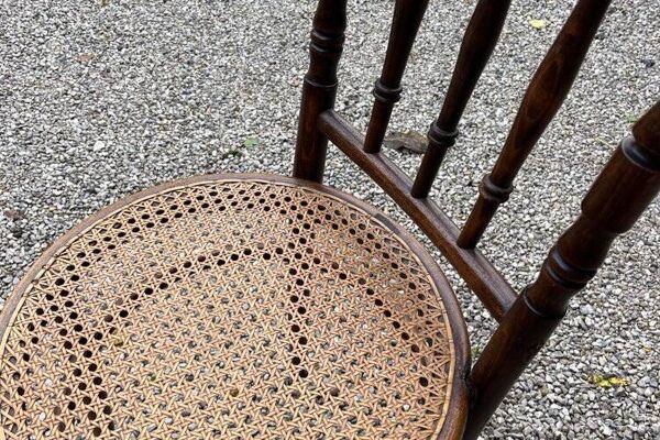 Lot de 6 chaises bistrot Josef Hofmann 1930