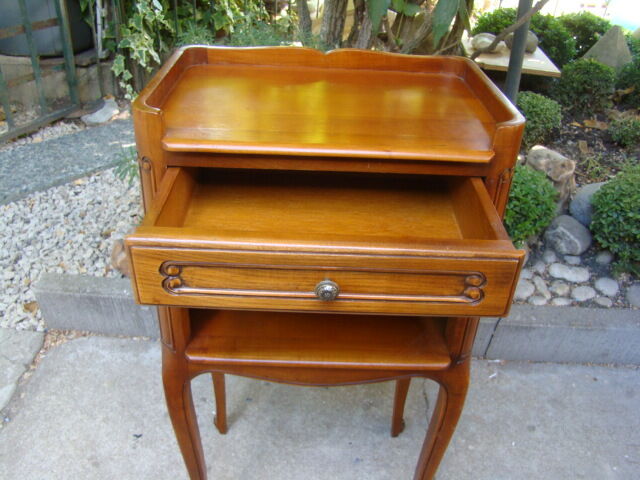 Old cherry bedside