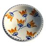 Large art deco cup in badonviller earthenware model tulips