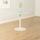 Side table by Opal Möbel, 1970s, Space Age, white