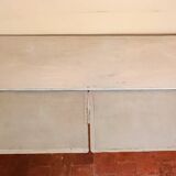 Solid wood sideboard with drawers.