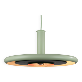 Lampe à suspension Amazing Fog & Morup 50 cm Large - modèle Optima vert menthe - conçue par Hans Due pour Fo