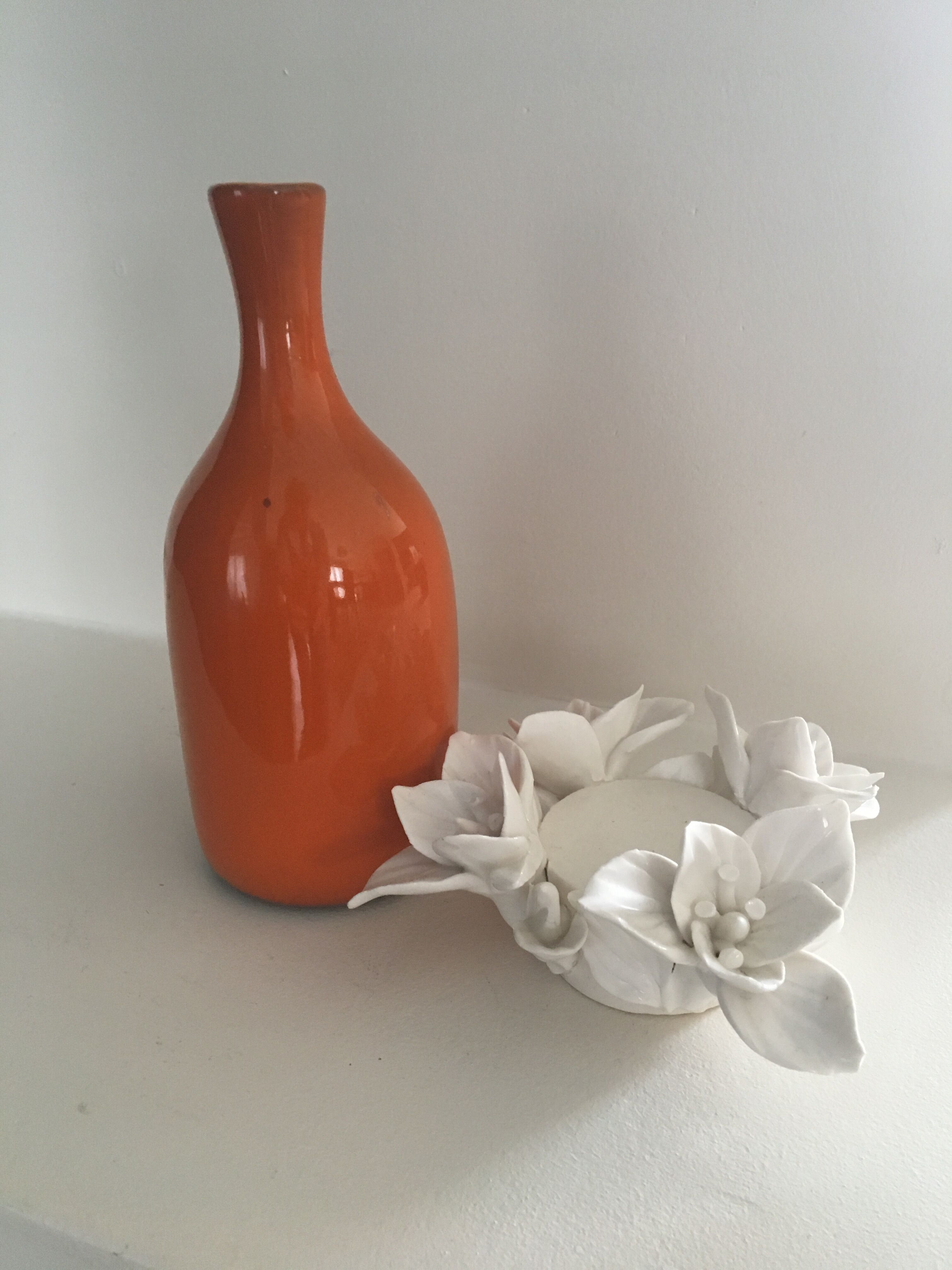 Vase ceramic soliflore signed
