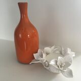 Vase ceramic soliflore signed