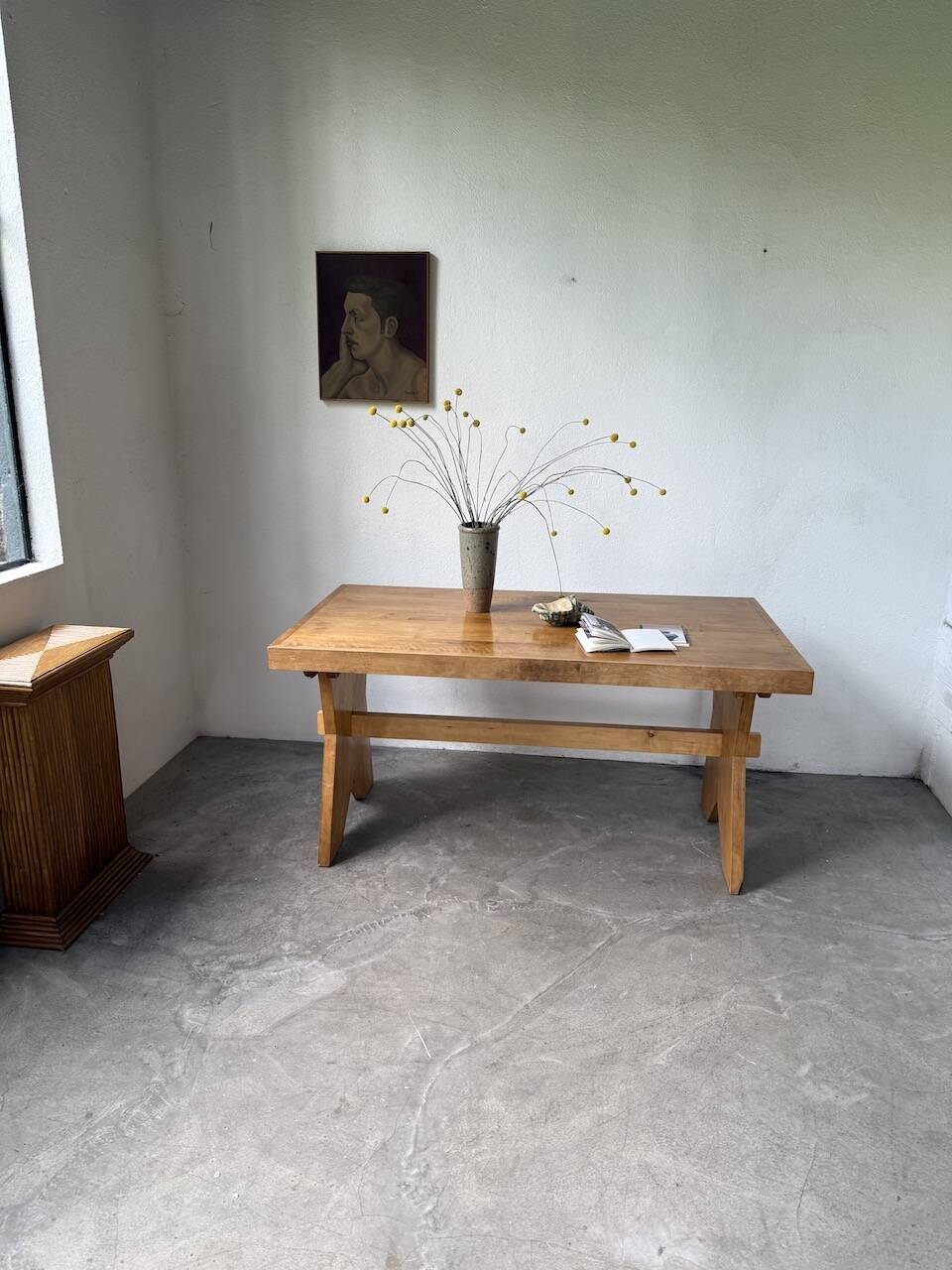 1950s beech mountain furniture table