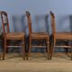 Set of 5 solid oak chairs, Louis Philippe period – 2nd half of the 19th century.