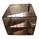 70s plexiglass coffee table