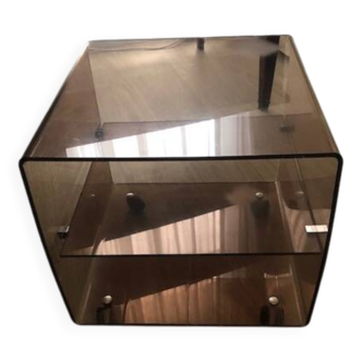 70s plexiglass coffee table