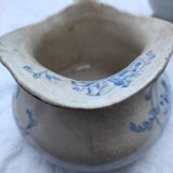 Creil and Montereau iron earthenware jug