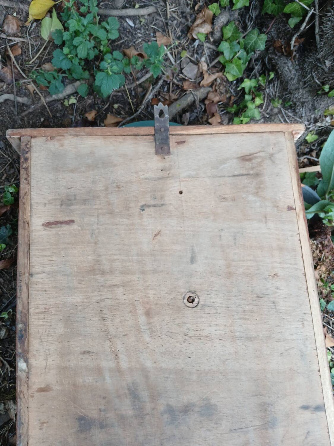 Old wooden wall cupboard
