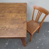 solid wood table
