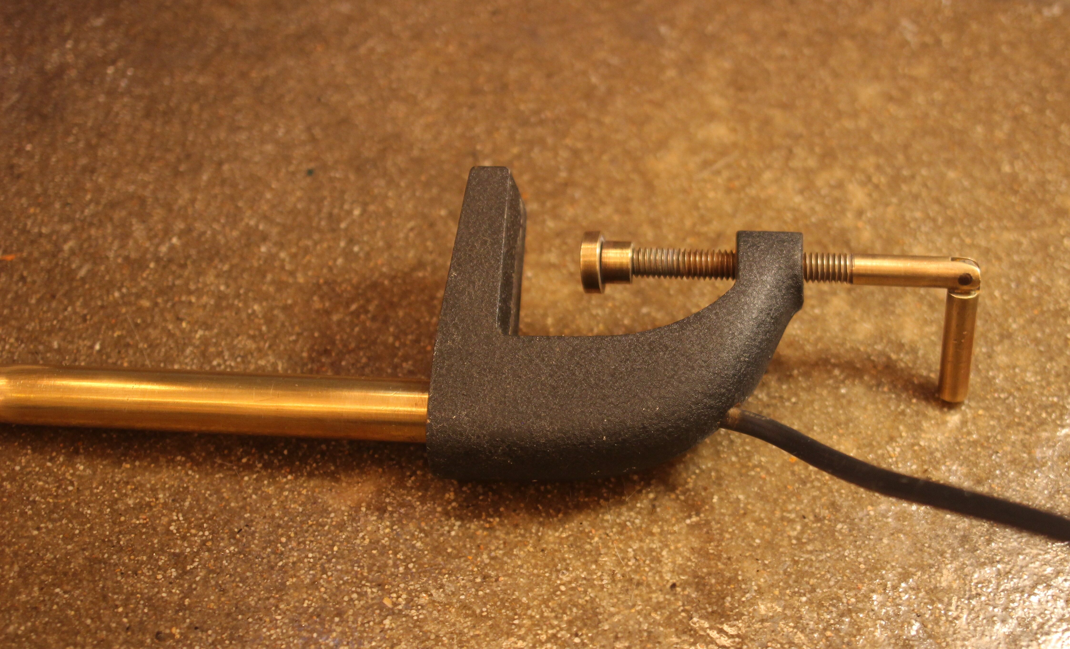 Lampe de bureau Brass Midcentury vintage active