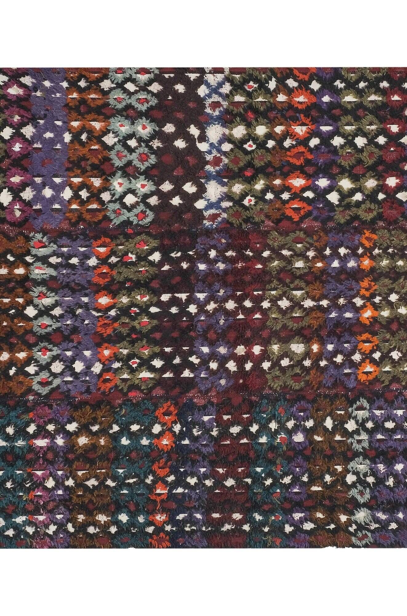 Vintage Turkish handmade rug 162x228 cm
