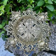 Large bronze fruit bowl from the 19th century.