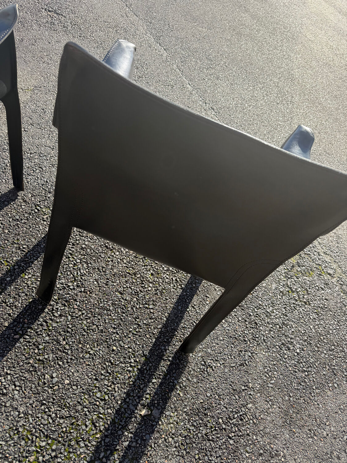 Cassina CAB 413 black armchair