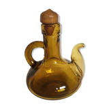 Bouteille huile ambrée