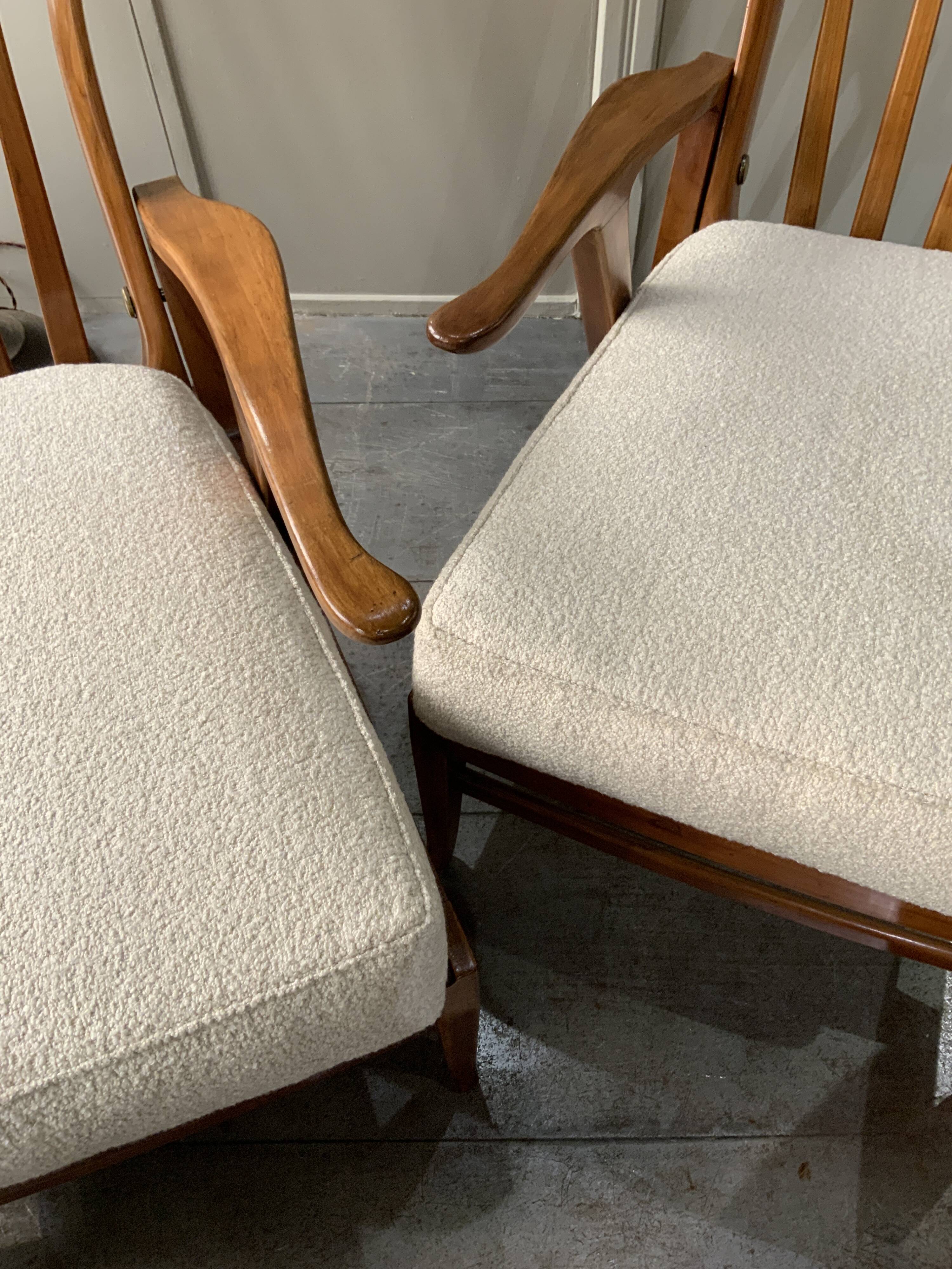 Pair of Italian armchairs 1950