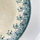 Low fruit bowl in blue iron earth, Jules Etienne, Paris, 19th century.