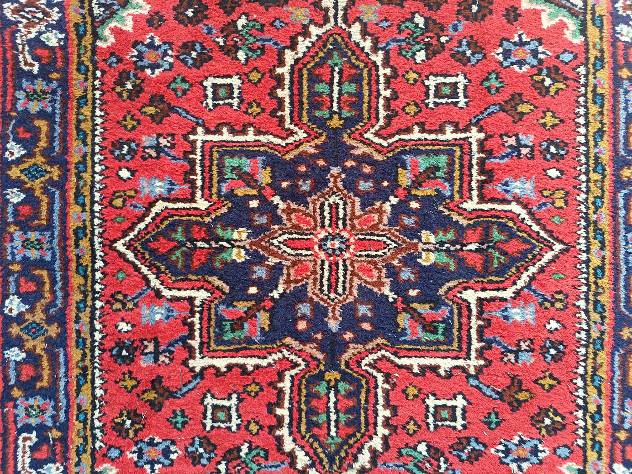 Handmade Heriz Persian carpet