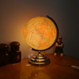 Vintage Globe Earth Perrina 1950-60 bright (Glass - chrome)
