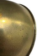 Pair of exterior or interior wall lights in gilded metal, 60s/80s