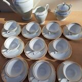 Service à thé en porcelaine de Sologne