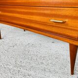 Large vintage chest of drawers with 4 drawers, Scandinavian style, circa 60's