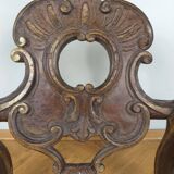 Antique German church console table, 19th century