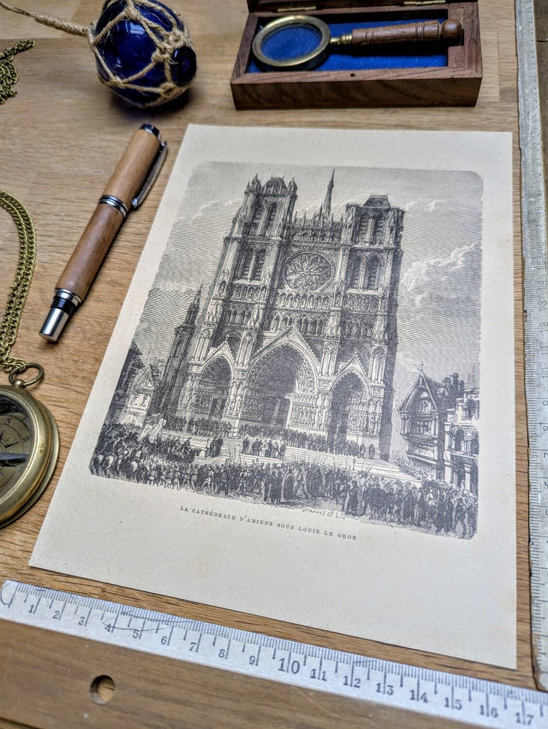 Notre-Dame d'Amiens, un original imprimé en 1895 .
