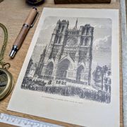 Notre-Dame d'Amiens, un original imprimé en 1895 .