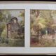 The Médicis Fountain, Luxembourg Garden, Two Signed Watercolours