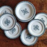 Earthenware service from Salins "Alhambra"