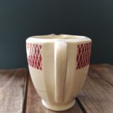 Vintage French milk jug, Badonviller porcelaine