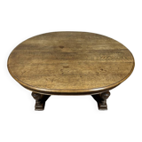 Solid oak Renaissance table with extensions circa 1850 (320 cm)