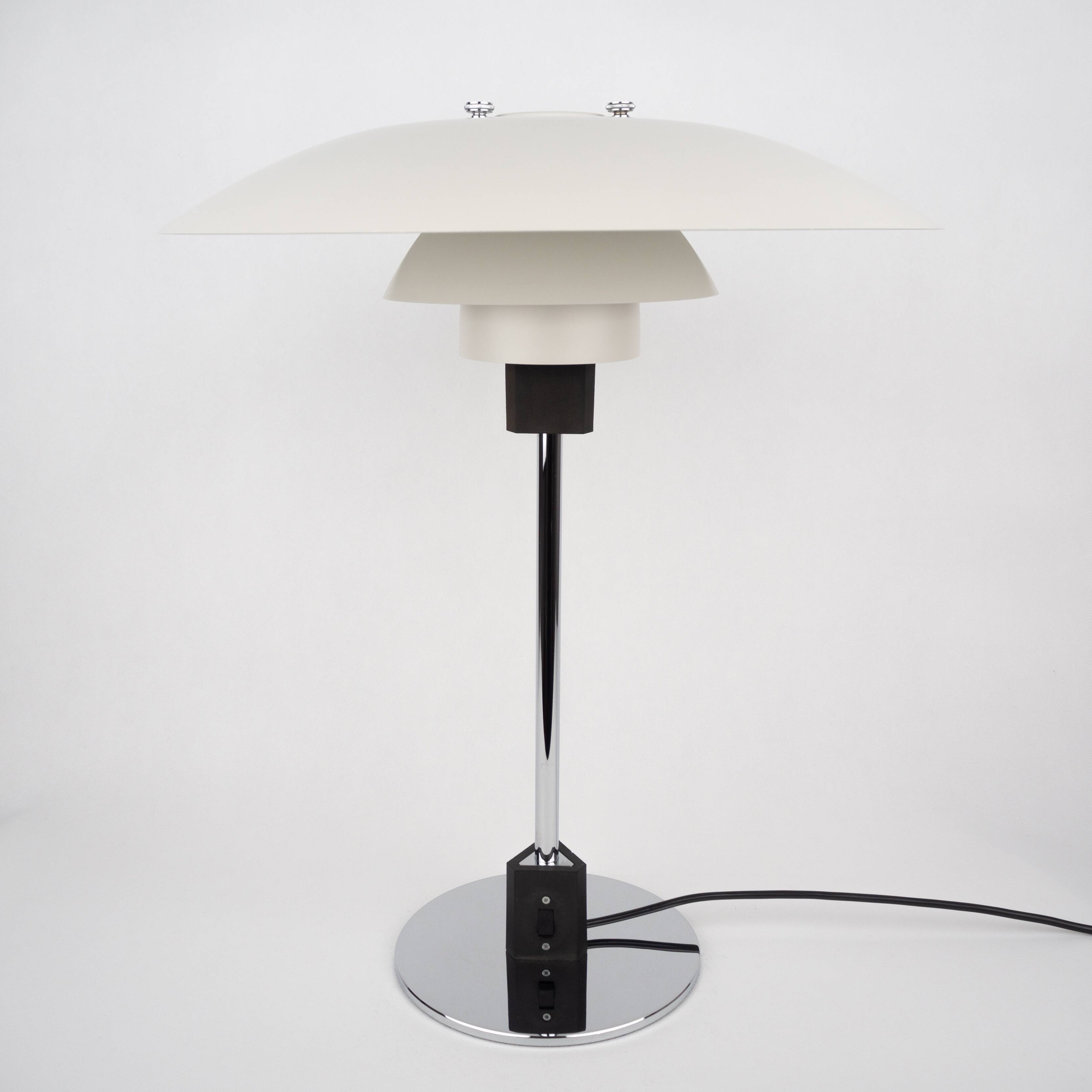 Danish vintage table lamp PH 4/3 by Poul Henningsen, Louis Poulsen, 1966