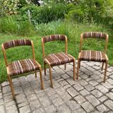 Trio of Baumann chairs from the 60s