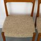 Set of 4 Teak and Wool Dining Chairs by Swegards, Sweden, 1960s