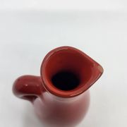 Robert Picault bottle in red ceramic, Vallauris, France, vintage 1950.