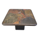 Brutalist side table by C. Kneip, 1991