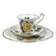 Tasse à café Trio jaune - Rheinpfaltz Hartporzellan Germany