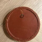 Vintage round frame gilded wood