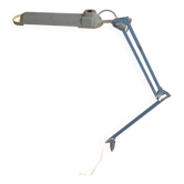 Lampe de bureau bleue articulée