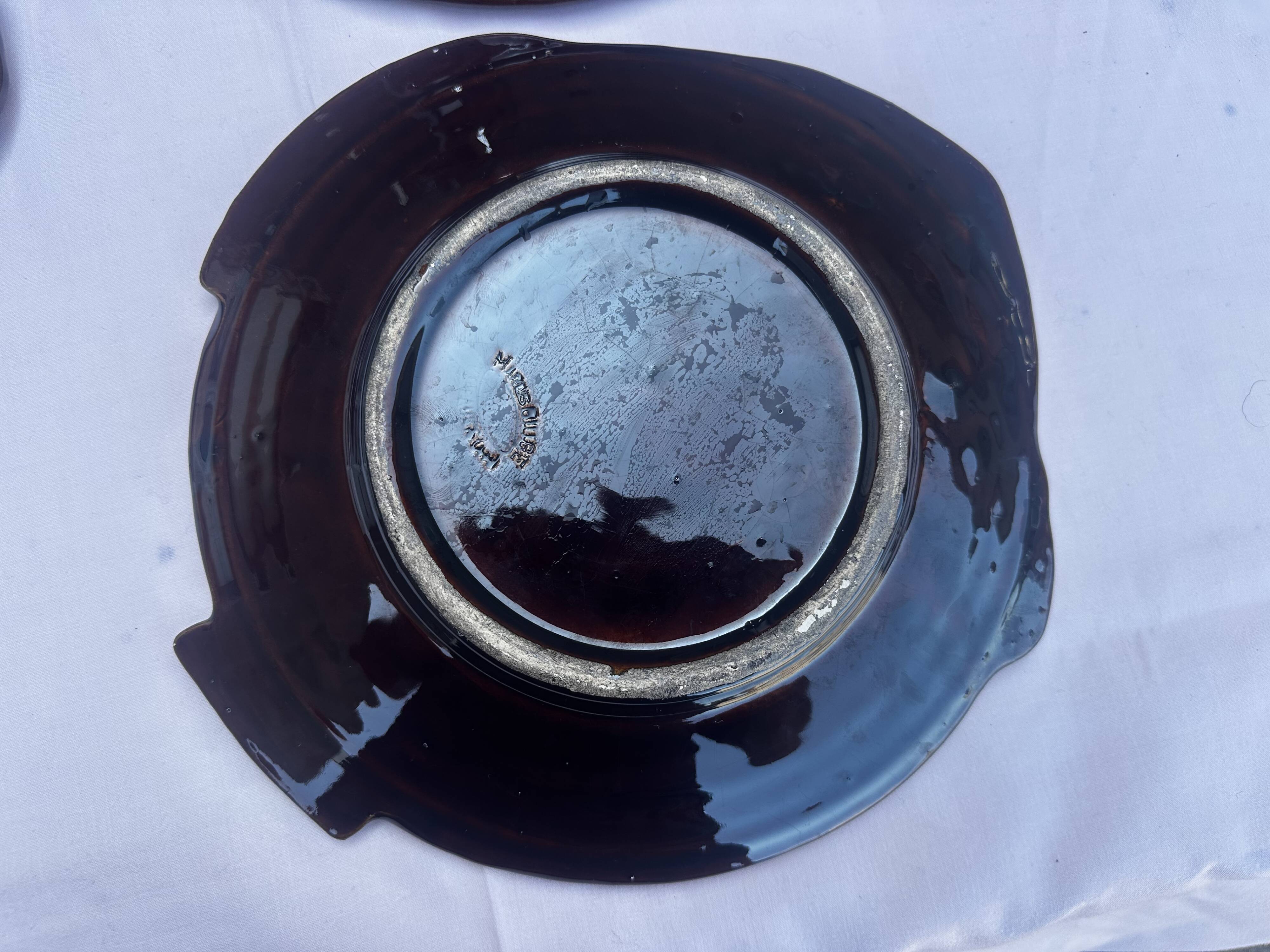 5 fish plates by Marius Giuge for Vallauris