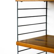 Swedish pine and metal shelf
