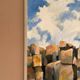 Original Swedish Oil on Canvas – "Landscape" by Eva S. – Signed – Vintage & Framed – 52 × 34 cm (20.5" × 13.4")