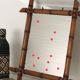 30s/40s bamboo wood mirror 38x45cm