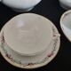 Napoleon III Paris porcelain five-cup tea set