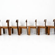 8 "Sapporo" chairs by Mario Marenco for Mobilgirgi, 1970s