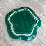 Small green ceramic dish